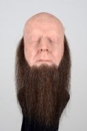 Beard, Dark brown, 20 cm / 8"